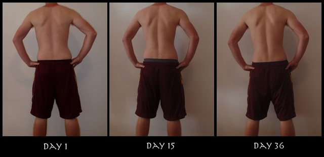 Insanity 30 Day Results Pictures - Back View