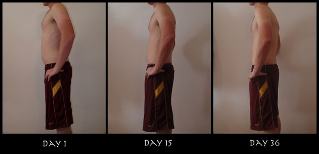 Insanity 30 Day Results Pictures - Side View