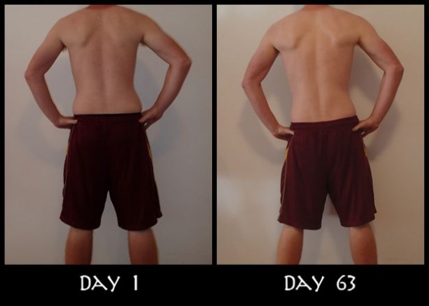 Insanity Before And After Picture From The Back